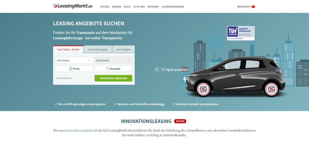 AutoScout24 übernimmt Mehrheit an Deutschlands führendem Marktplatz für Auto-Leasingangebote LeasingMarkt.de