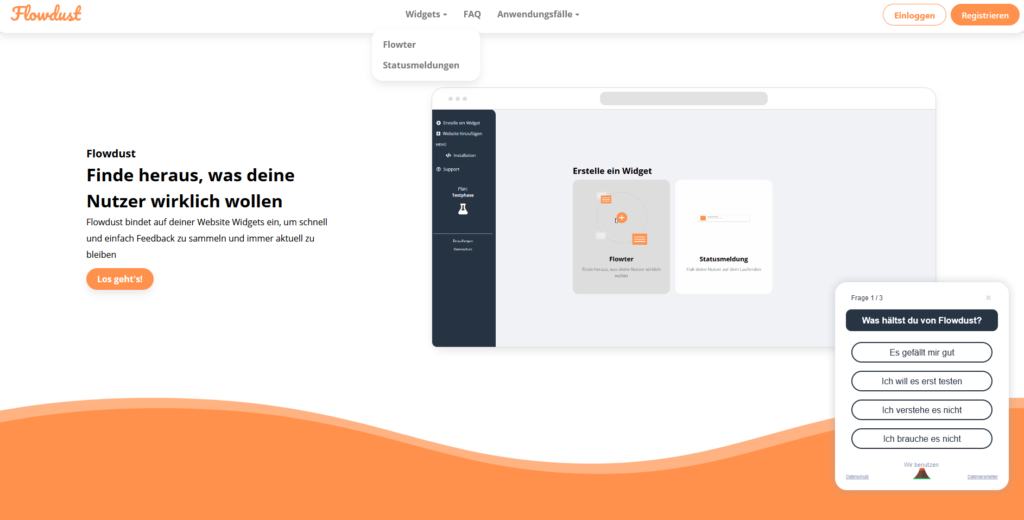 Flowdust – das Feedback-Tool für Eure Website