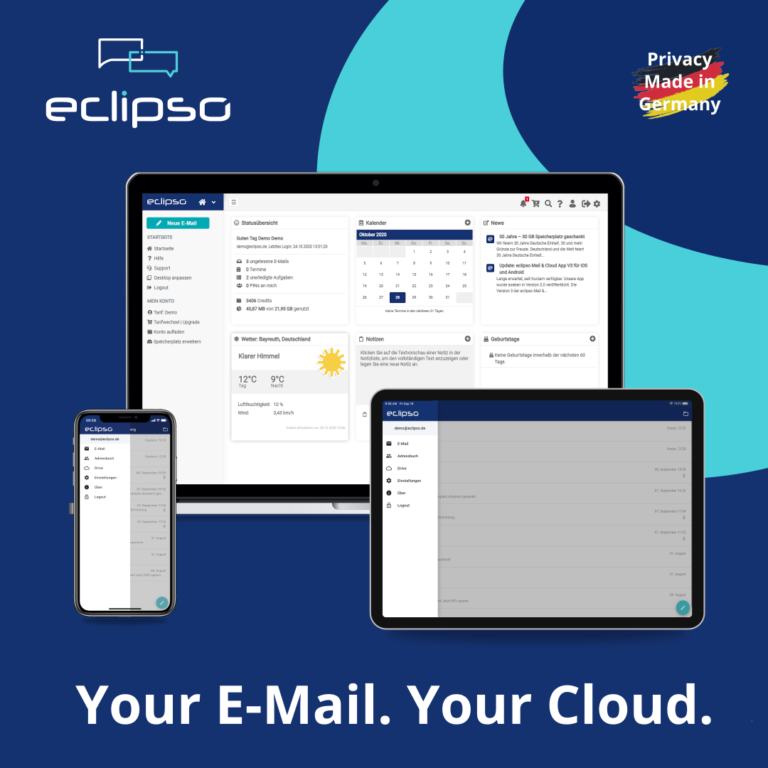 eclipso Mail & Cloud – E-Mail, Fax, SMS, Briefpost alles in einem
