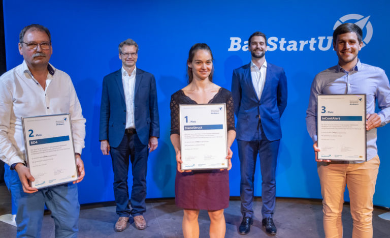 BioTech-Startup NanoStruct gewinnt Finale im Businessplan Wettbewerb Nordbayern von BayStartUP